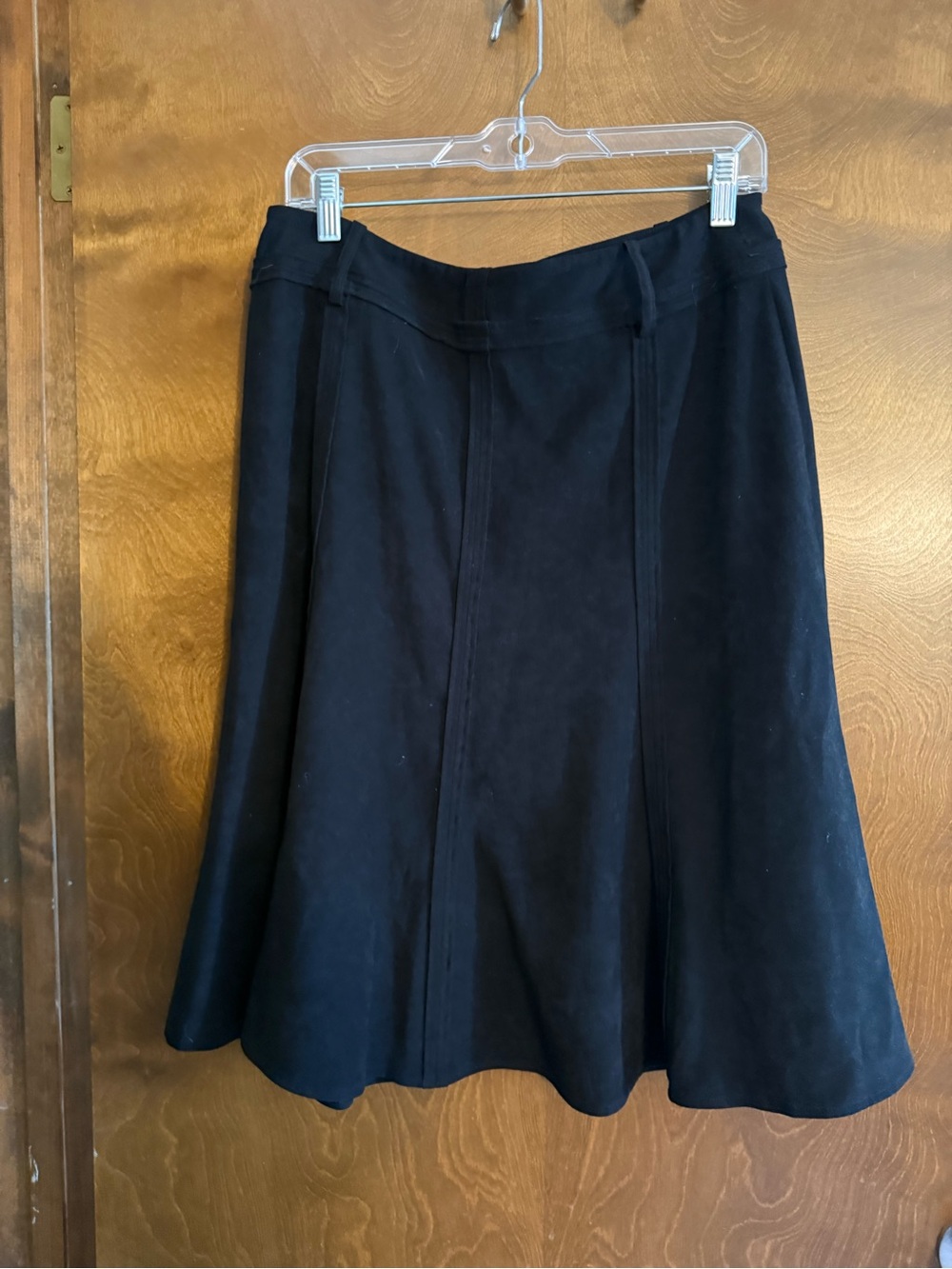 Larry Levine Black A-Line Skirt